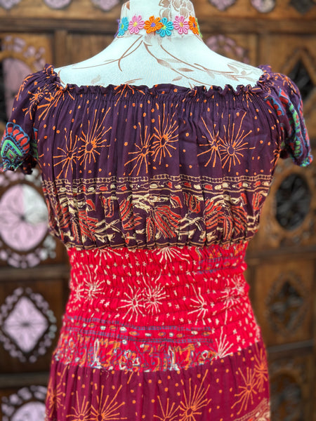 TRUE ROMANCE BOHEMIAN MAXI DRESS (OF279)