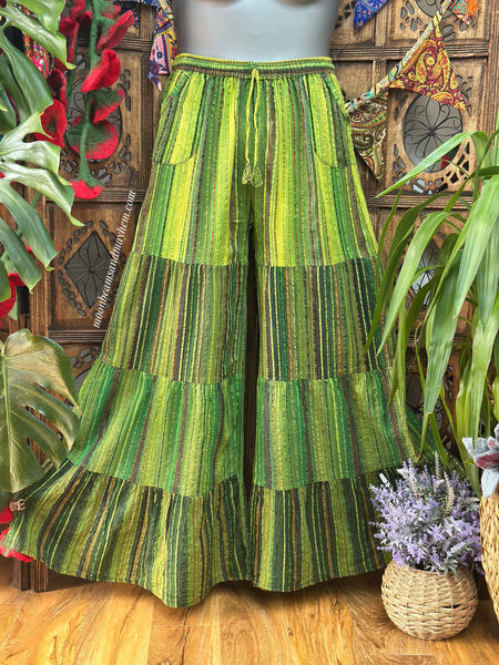FERN GREEN ECHO MOON FLARES (LONG LEG)