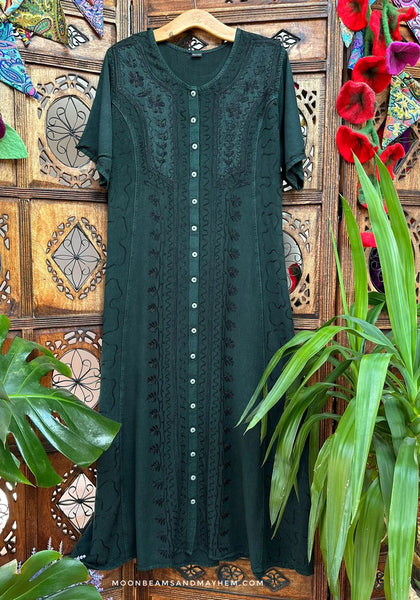 ORACLE GREEN JULIETTE DRESS