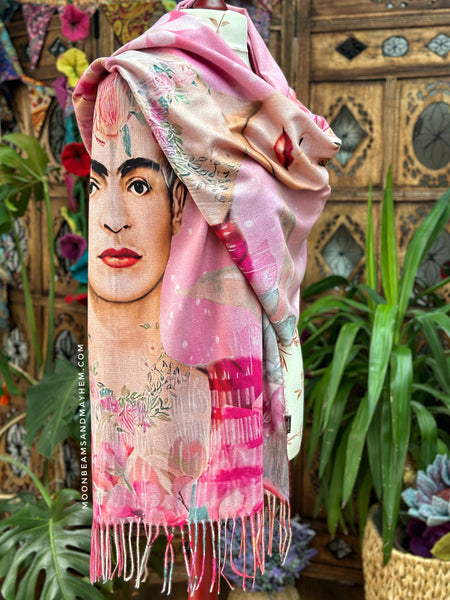 DIVINE FRIDA KAHLO SCARF / PASHMINA / SHAWL