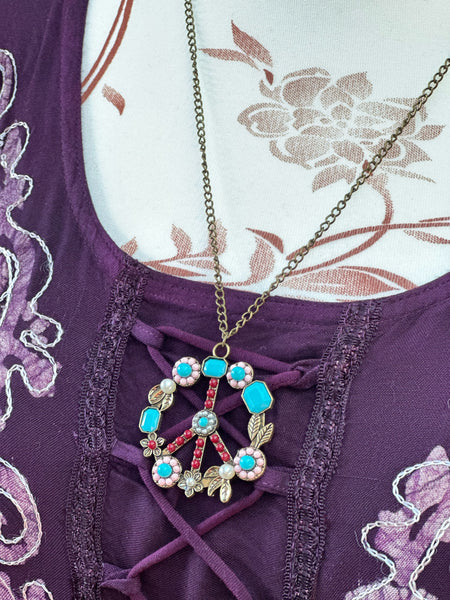 FLOWER CHILD BOHEMIAN NECKLACE