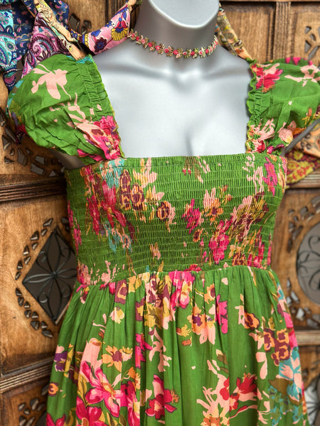 SUMMER MEADOW MAXI DRESS (PR328)