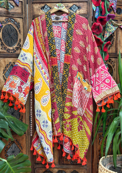 KANTHA GODDESS KIMONO | COAT (658OF)