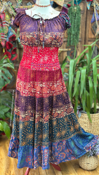 TRUE ROMANCE BOHEMIAN MAXI DRESS (OF272)