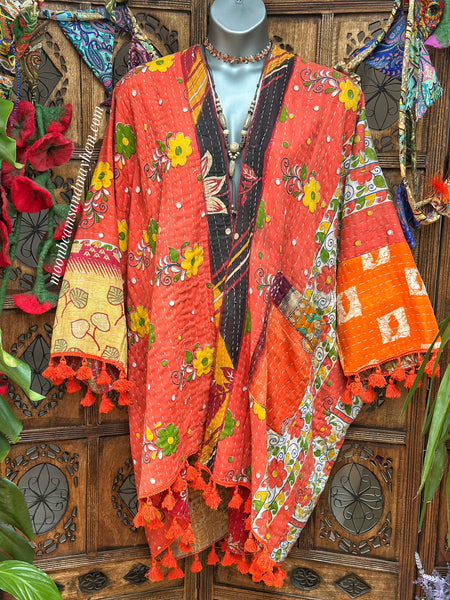 KANTHA GODDESS KIMONO | COAT (677OF)