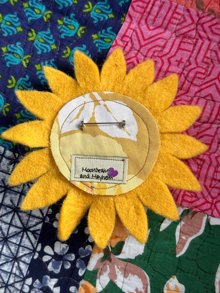 SUNFLOWER BROOCH - A BLOOM LIKE NO OTHER