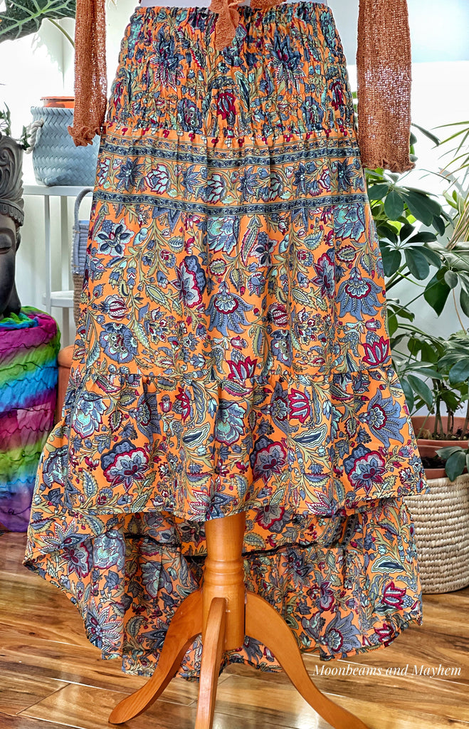 PORTOBELLO ROAD ASYMMETRICAL BOHEMIAN SKIRT – Moonbeams and Mayhem