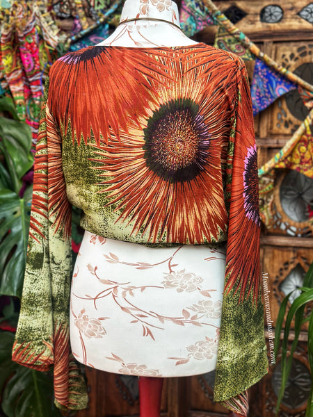 DREAMDRIFT BELL SLEEVE TOP/SHRUG
