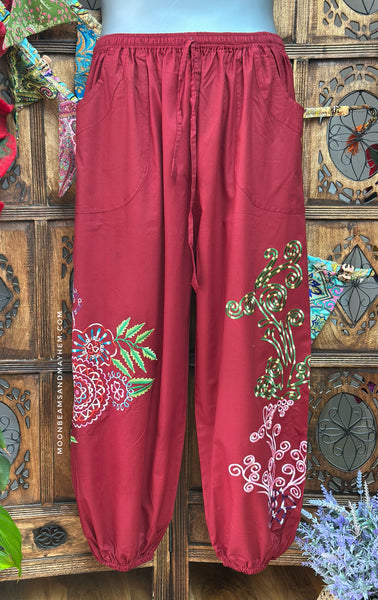 SACRED ROOT BOTANICAL HAREM TROUSERS M/L