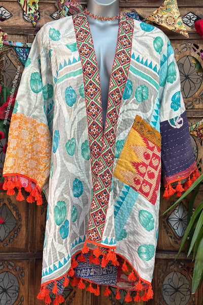 KANTHA GODDESS KIMONO | COAT (678OF)