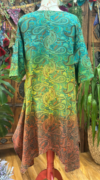 SUNDANCE COTTON SMOCK DRESS / TUNIC SIZE XL (SD128)