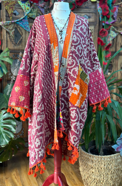 KANTHA GODDESS KIMONO | COAT (665OF)