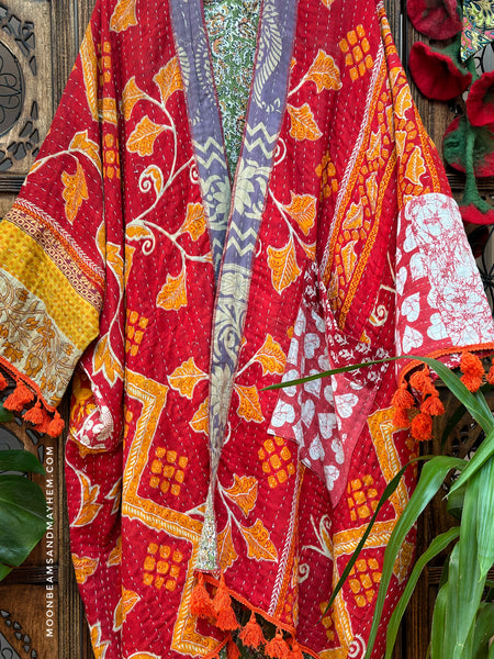 KANTHA GODDESS KIMONO | COAT (652OF)