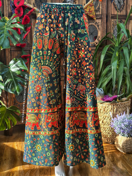 HENDRIX WIDE LEG TROUSER PANTS / FLARES (812)