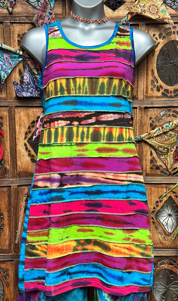 ZANZIBAR COTTON TANK DRESS UK 18/20 (OF301)