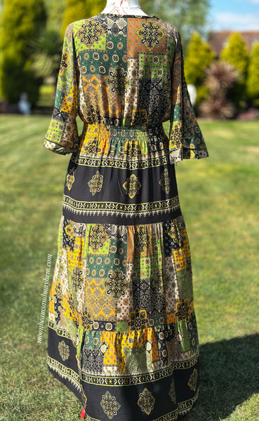 EDEN BELLE BOHEMIAN MAXI DRESS 14/16 (L) OF74