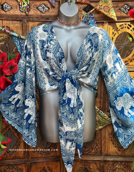 DREAMDRIFT BELL SLEEVE TOP/SHRUG