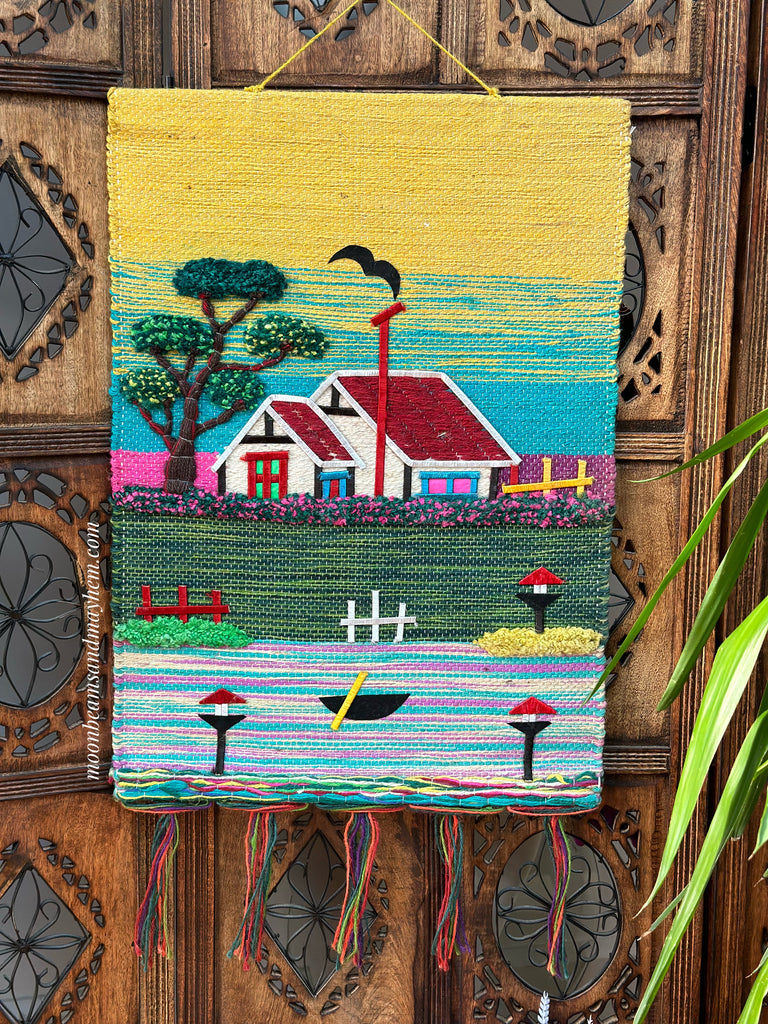 WOVEN FOLK ART TAPESTRY (TPS07)