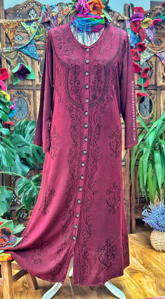 INDIAN RED LUCIANA DRESS L/XL