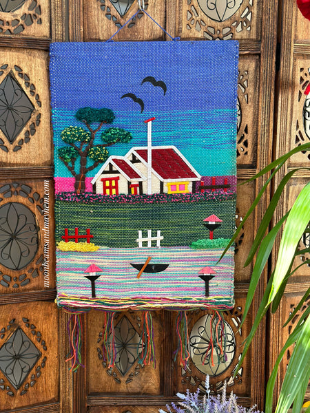 WOVEN FOLK ART TAPESTRY (TPS08)