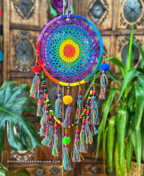 ENCHANTING TASSELED DREAM CATCHER