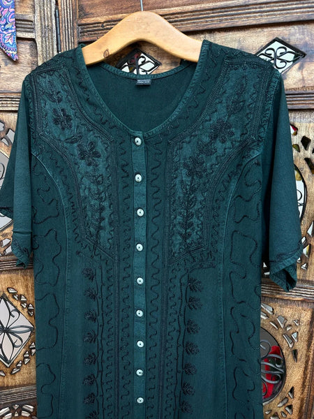 ORACLE GREEN JULIETTE DRESS