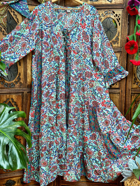 SOUL BLUE PORTOBELLO ROAD DRESS / FREE SIZE