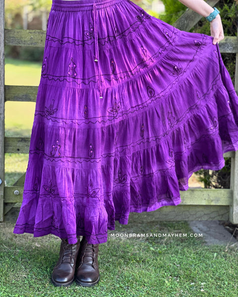 MAJESTIC PURPLE ROSELLA SKIRT