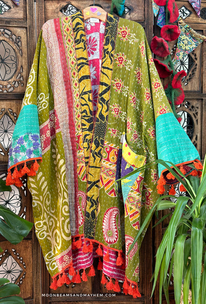 KANTHA GODDESS KIMONO | COAT (655OF)