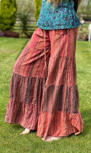 INDIAN RED ECHO MOON FLARES (LONG LEG)