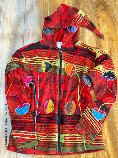 INDIAN RED WOODLAND DREAMS JACKET S / M / XL