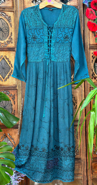 DELICIOUS TEAL BEATRICE DRESS