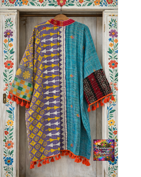 KANTHA GODDESS KIMONO | COAT (687OF) - MoonbeamsandMayhem