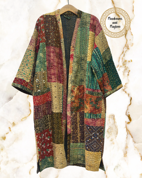 LONG SAFFRON SOUL KIMONO (OF742CL)