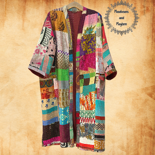 LONG SAFFRON SOUL KIMONO (OF744SL)