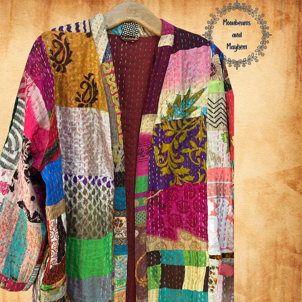 LONG SAFFRON SOUL KIMONO (OF744SL)