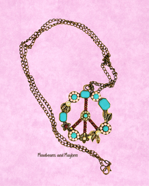 FLOWER CHILD BOHEMIAN NECKLACE (OFD9)