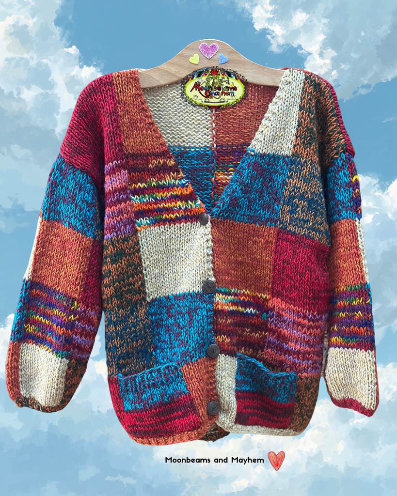 POCKETFUL OF SKIES WOOL CARDIGAN (WC08)