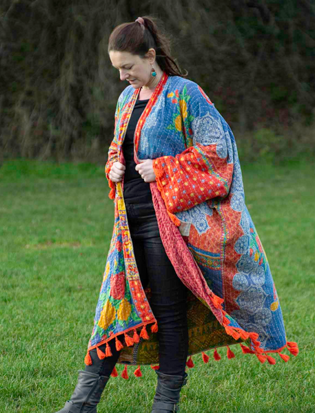 KANTHA GODDESS KIMONO | COAT (657OF)