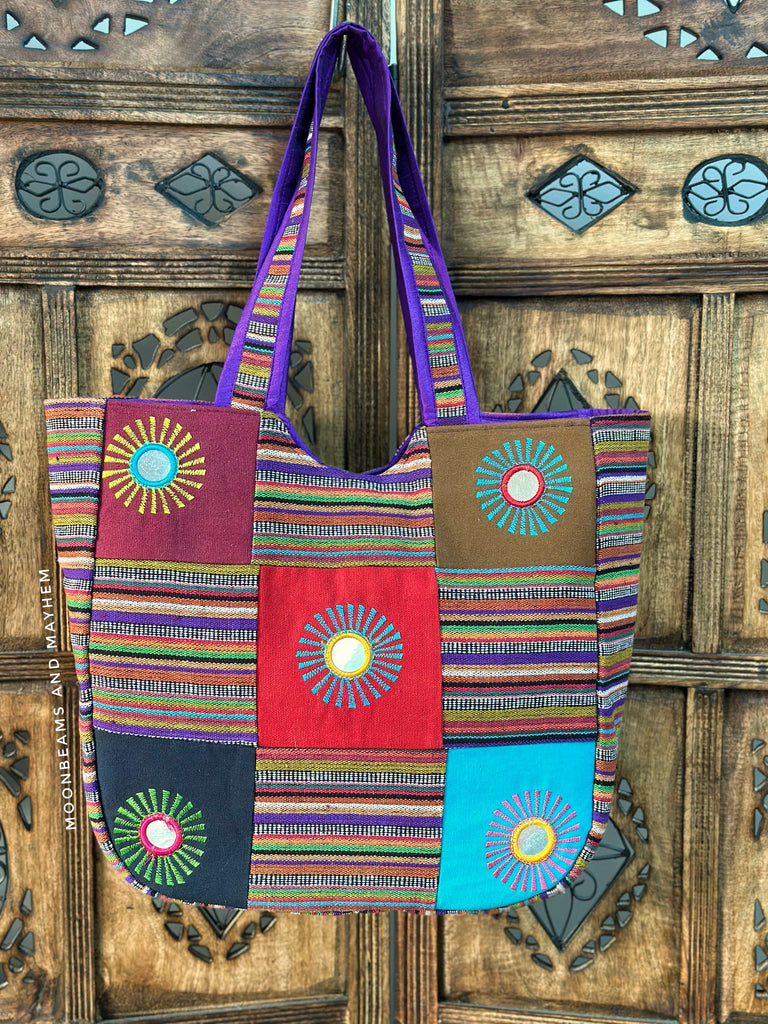 COSMIC SUNBURST TOTE