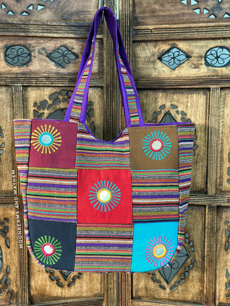 COSMIC SUNBURST TOTE