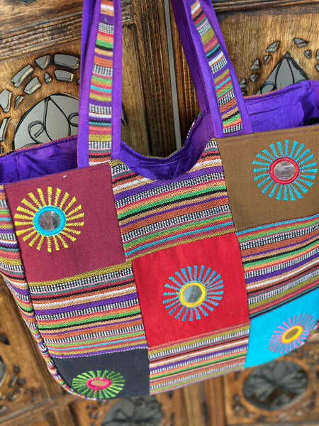 COSMIC SUNBURST TOTE