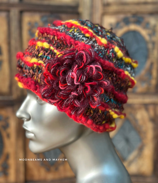 HARVEST GLOW FLEECE LINED WINTER HAT - MoonbeamsandMayhem