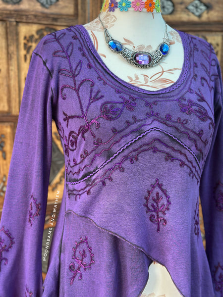 FOREST FAIRY VIOLET TOP (L)