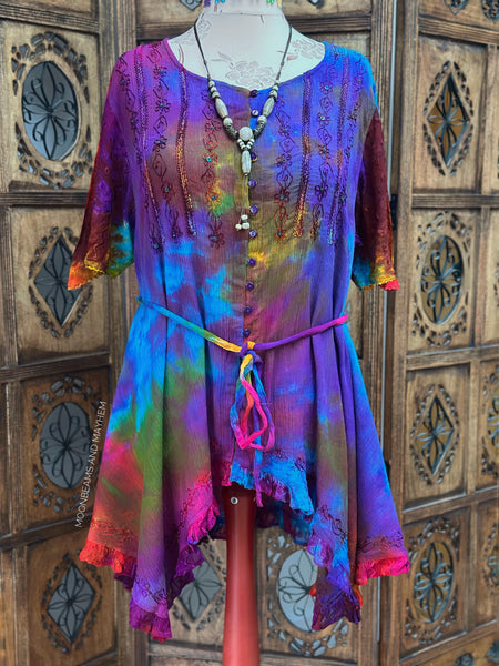 SPIRIT SONG BLOUSE - FIREFLY - MoonbeamsandMayhem