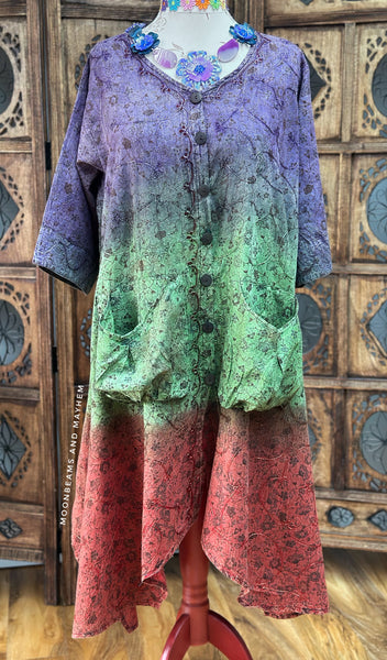 SUNDANCE COTTON SMOCK DRESS / TUNIC SIZE XL (SD132)