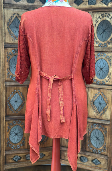 EARTHSONG BLOUSE - SIZE L (OF)