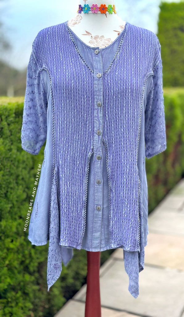 LILAC MOON BLOUSE - SIZE L (OF)