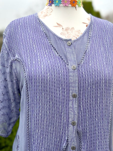 LILAC MOON BLOUSE - SIZE L (OF)