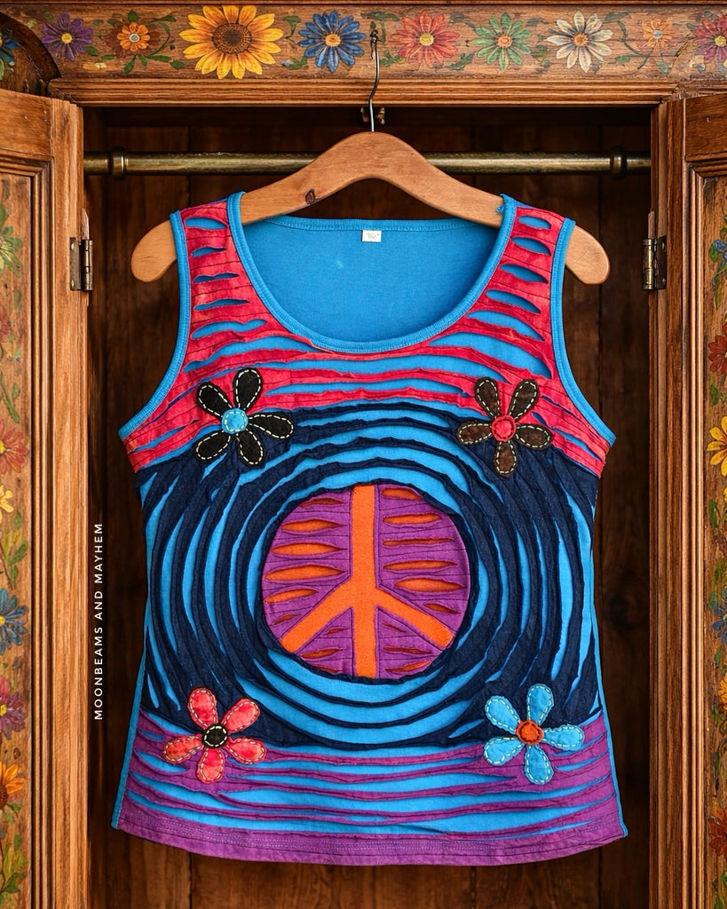 WOODSTOCK WAVES COTTON VEST (V724OF) - MoonbeamsandMayhem